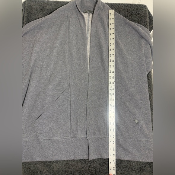Prana Gray Open Front Cardigan - Picture 4 of 5